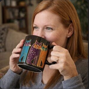 Laurel Burch Siamese Cats Mug